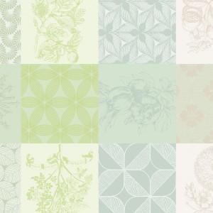 Serviettes de table Mille Parfums Verde, Garnier-Thiébaut  2
