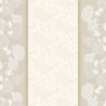 Tissu nappes au mètre Mille Hortensias Naturel laize 185cm, Garnier-Thiébaut