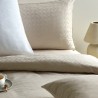 Garnier-Thiébaut - Housse de couette jacquard en satin de coton 130 fils/cm² Adagio Lin