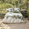 Garnier-Thiébaut - Housse de couette imprimée en percale de coton 80 fils/cm² lavé, Giardino Naturel