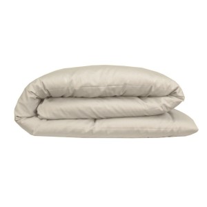 Garnier-Thiébaut - Housse de couette unie en satin de coton 120 fils/cm² Ava Lin 2