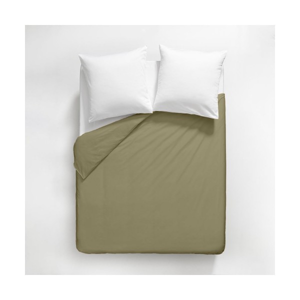 Garnier-Thiébaut - Parure de lit unie en satin de coton 120 fils/cm² Ava Mordoré