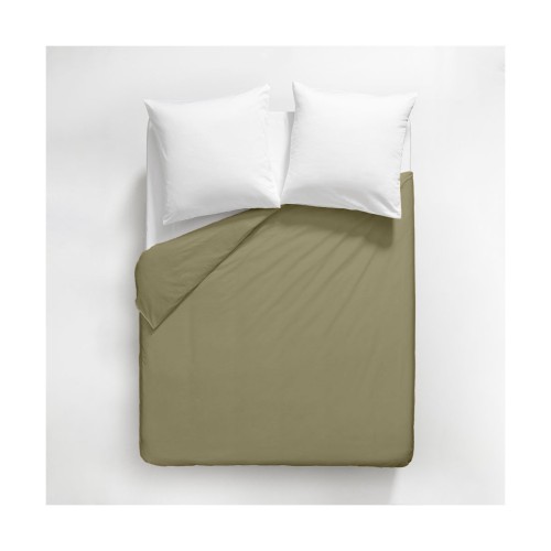 Garnier-Thiébaut - Parure de lit unie en satin de coton 120 fils/cm² Ava Mordoré