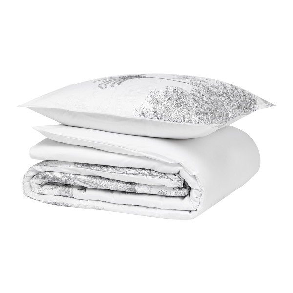 Amazone, Housse de couette haut de gamme en satin de coton Bio 120 fils/cm², Alexandre Turpault