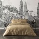 Housse de couette unie en satin de coton Bio Teophile Désert
