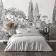 Housse de couette satin de coton Bio Teophile Argent