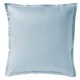 Taie carrée satin de coton Bio Teophile Baltique