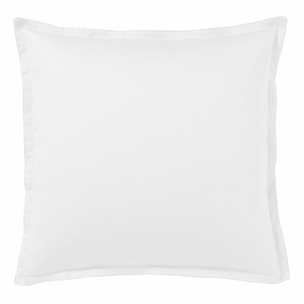 Taie carrée satin de coton Bio Teophile Neige