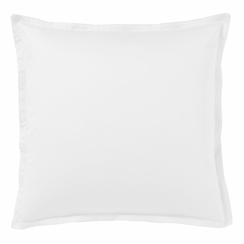 Taie carrée satin de coton Bio Teophile Neige