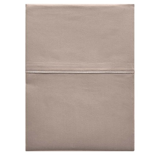 Alexandre Turpault - Drap plat uni en satin de coton Bio 120 fils/cm² Teophile Biche