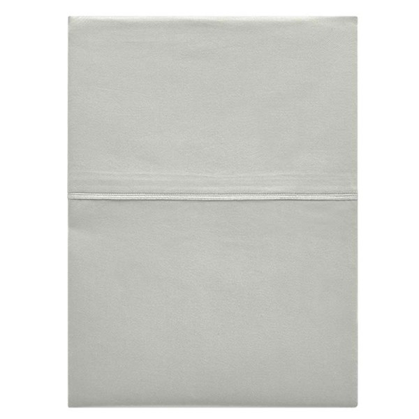 Alexandre Turpault - Drap plat uni en satin de coton Bio 120 fils/cm² Teophile Tilleul