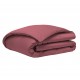 Alexandre Turpault - Housse de couette unie en satin de coton Bio 120 fils/cm² Teophile Cosmos