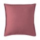 Alexandre Turpault - Taie d'oreiller carrée unie en satin de coton Bio 120 fils/cm² Teophile Cosmos