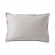 Taie d'oreiller rectangle en satin de coton uni Teophile Lune