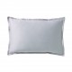 Taie d'oreiller rectangle en satin de coton uni Teophile Rosée