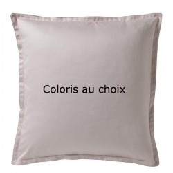 Taie d'oreiller satin de coton uni Teophile, Alexandre Turpault