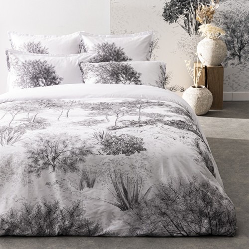 Dune, Housse de couette haut de gamme en satin de coton Bio 120 fils/cm², Alexandre Turpault