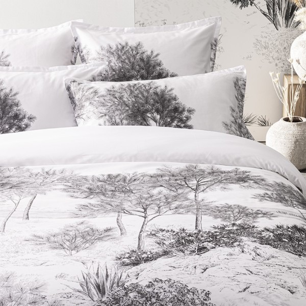 Dune, Housse de couette haut de gamme en satin de coton Bio 120 fils/cm², Alexandre Turpault