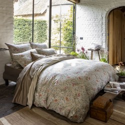 Cueillette Gazelle, Housse de couette en satin de coton Bio 120 fils/cm² - Alexandre Turpault