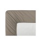 Garnier-Thiébaut - Drap housse uni en percale de coton 90 fils/cm² Olana Pin