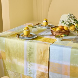 Tissu nappe au mètre Mille Lieues Aube laize 185cm, Garnier-Thiébaut 2