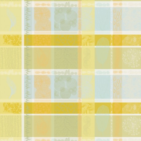Tissu nappe au mètre Mille Lieues Aube laize 185cm, Garnier-Thiébaut