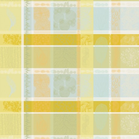 Tissu enduit Mille Lieues Aube au mètre, laize 180cm, Garnier-Thiébaut