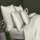 Garnier-Thiébaut - Tissu uni en satin de coton 120 fils/cm² Ava Angora