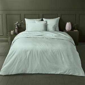 Garnier-Thiébaut - Tissu uni en satin de coton 120 fils/cm² Ava Lagon 2