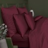 Garnier-Thiébaut - Tissu uni en satin de coton 120 fils/cm² Ava Dahlia - Laize 268cm