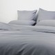 Garnier-Thiébaut - Tissu uni en satin de coton 120 fils/cm² Ava Souris