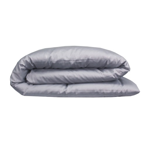 Garnier-Thiébaut - Tissu uni en satin de coton 120 fils/cm² Ava Souris