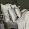 Garnier-Thiébaut - Tissu uni en satin de coton 120 fils/cm² Ava Lin - Laize 268cm