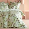 Garnier-Thiébaut - Tissu imprimé en satin de coton 120 fils/cm² Foliage Vert d'eau - Laize 300cm