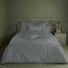 Garnier-Thiébaut - Tissu uni en percale de coton 90 fils/cm² Olana Acier - Laize 285cm