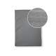 Garnier-Thiébaut - Tissu uni en percale de coton 90 fils/cm² Olana Acier