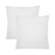 Garnier-Thiébaut - Tissu uni en percale de coton 90 fils/cm² Olana Blanc