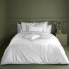 Garnier-Thiébaut - Tissu uni en percale de coton 90 fils/cm² Olana Blanc - Laize 285cm