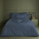 Garnier-Thiébaut - Tissu pour draps en percale de coton 90 fils/cm² Olana Bleu