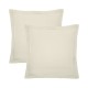 Garnier-Thiébaut - Tissu pour drap et housse de couette uni en percale de coton 90 fils/cm² Olana Ecru