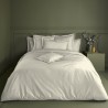 Garnier-Thiébaut - Tissu uni en percale de coton 90 fils/cm² Olana Ecru - Laize 285cm