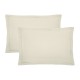 Garnier-Thiébaut - Tissu pour drap et housse de couette uni en percale de coton 90 fils/cm² Olana Ecru