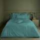 Garnier-Thiébaut - Tissu pour drap uni en percale de coton 90 fils/cm² Olana Emeraude
