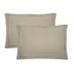 Garnier-Thiébaut - Tissu pour drap et housse de couette uni en percale de coton 90 fils/cm² Olana Lin