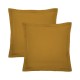 Garnier-Thiébaut -Tissu pour draps uni en percale de coton 90 fils/cm² Olana Safran