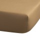 Le Jacquard Français - Drap housse coton flammé Eclat Cannelle