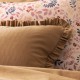 Le Jacquard Français - Taies d'oreiller coton flammé Eclat Cannelle