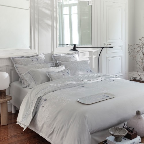 Le Jacquard Français - Parure de lit imprimée en percale de coton 118 fils/cm² Envol Crépuscule