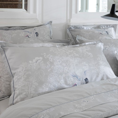 Le Jacquard Français - Taies d'oreiller imprimées en percale de coton 118 fils/cm² Envol Crépuscule
