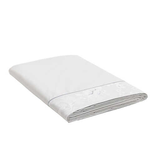 Le Jacquard Français - Drap plat en percale de coton 118 fils/cm² Envol Crépuscule